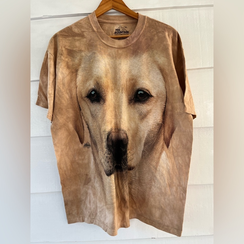 The Mountain Dog Face Tie Dye T Shirt Unisex XL